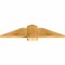 Ekena Millwork Eugene Rough Sawn Timber Gable Bracket, Western Red Cedar, 36"W x 9"H x 2"D x 6"F, 6/12 Pitch GBW036X09X0206EUG00RWR - alternate 4
